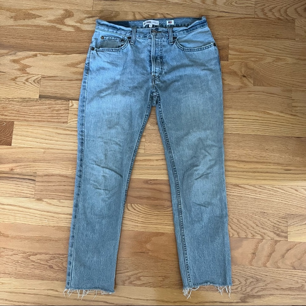 Re/Done Straight Leg Jeans